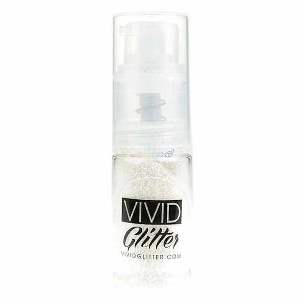 Vivid Glitter Fine Mist Pump White Holo