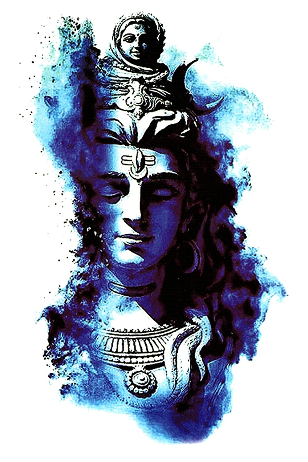 Temporary Tattoo TH-362 Lord Shiva