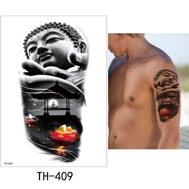 Temporary Tattoo TH-409 Buddha