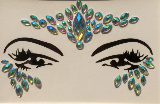 Face gems - BFG1809 Iridescent Eye Design