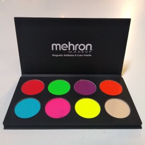 Mehron Paradise Makeup AQ – UV Neon Glow Palette