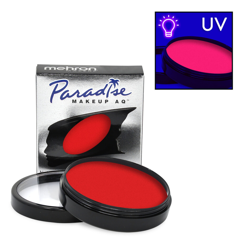 Mehron Paradise Makeup AQ – Vulcan (UV Neon Red)