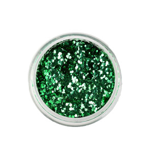 Superstar Biodegradable Face & Body Glitter - Medium Green Bioglitter