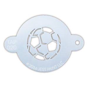 TAP 020 Face Painting Stencil | Soccer Foot Ball