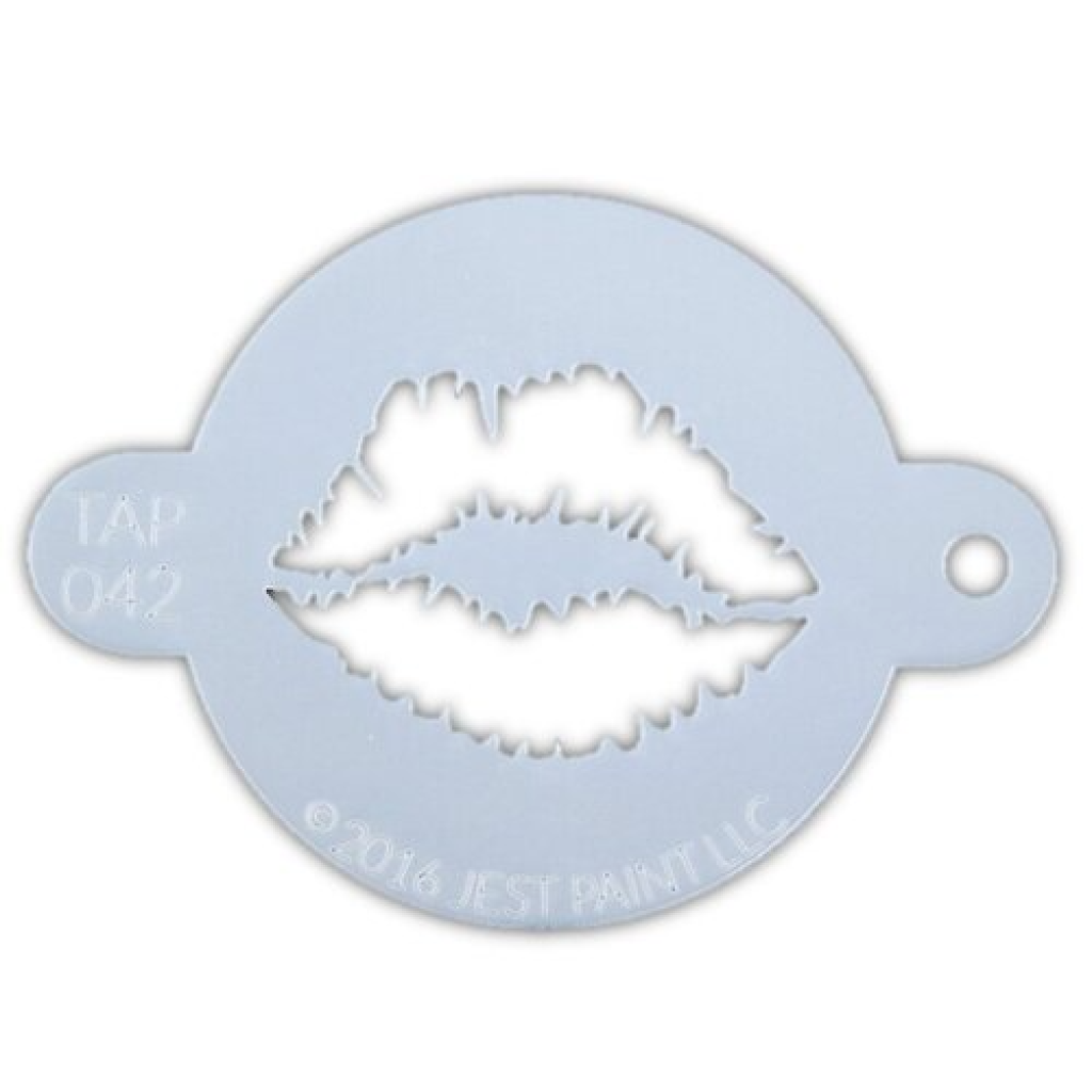 TAP 042 Face Painting Stencil | Lip Print