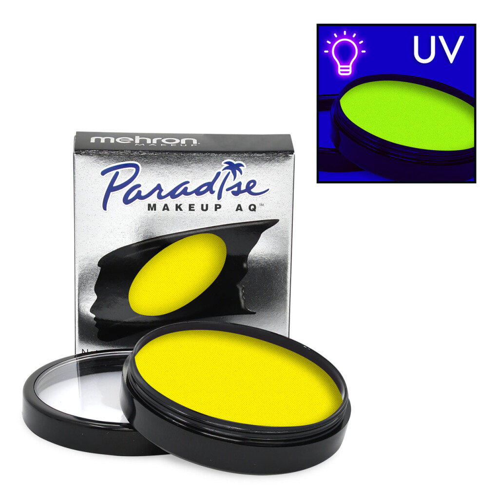 Mehron Paradise Makeup AQ – Stardust (UV Neon Yellow)