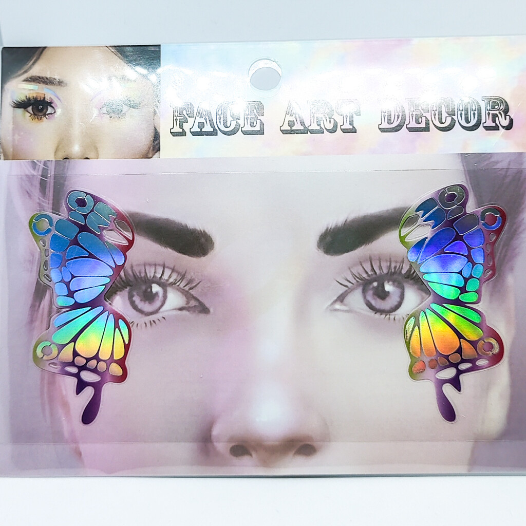 Face gems - FL-17 Holographic Butterfly Wings