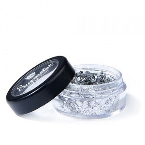 Superstar Biodegradable Face & Body Glitter - Silver Chunky Mix Bioglitter