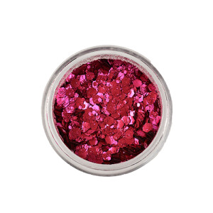 Superstar Biodegradable Face & Body Glitter - Rose Pink Chunky Mix Bioglitter