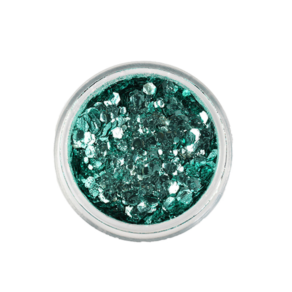 Superstar Biodegradable Face & Body Glitter - Turquoise Chunky Mix Bioglitter