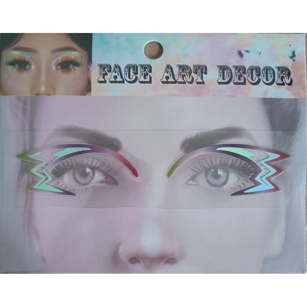 Face Gems FL-7 Rainbow Eyeliner Face Sticker