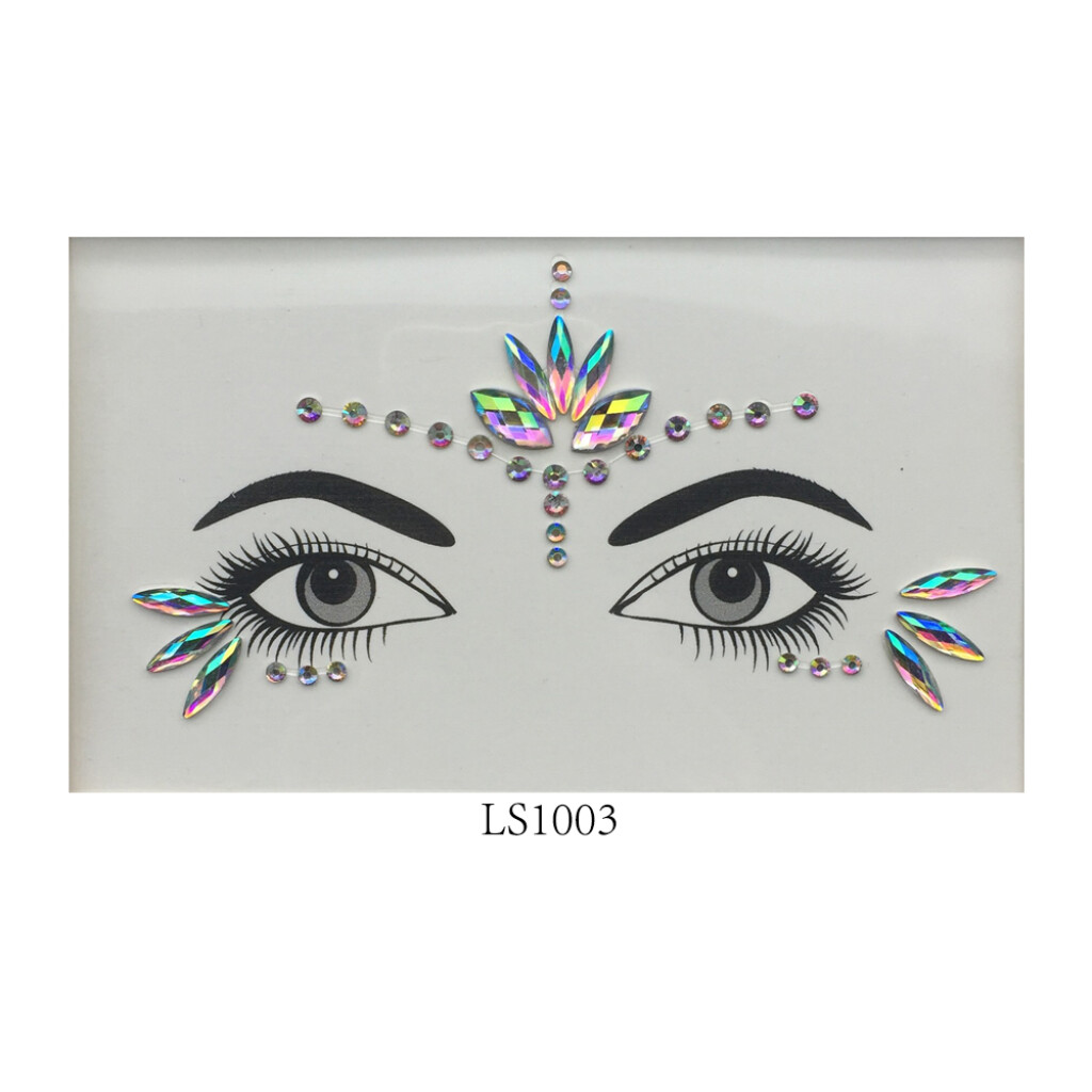 Face gems - LS1003 Iridescent Gems