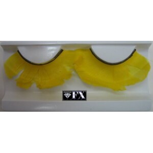 Diamond FX - Hand-made Yellow Feather Lashes