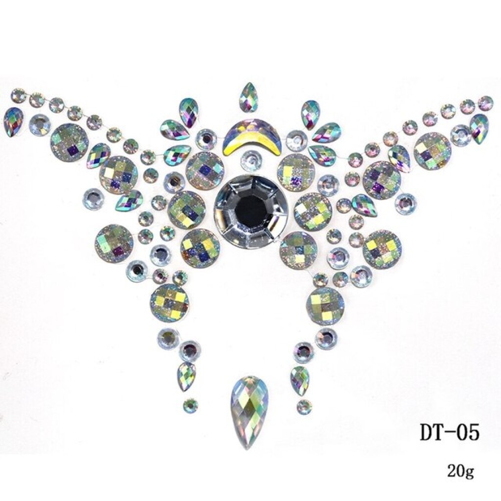 Face gems - DT-05 Iridescent Belly Gems Face gems - DT-05 Iridescent Belly Gems
