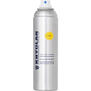 Kryolan Colour Hair Spray - D34 Yellow