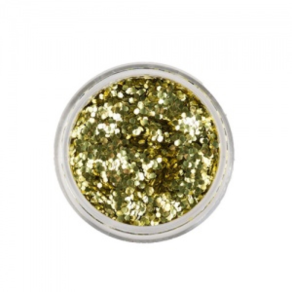 Superstar Biodegradable Face & Body Glitter - Gold Medium Bioglitter