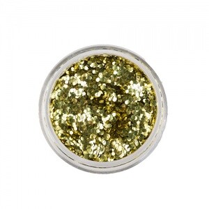Superstar Biodegradable Face & Body Glitter - Gold Medium Bioglitter