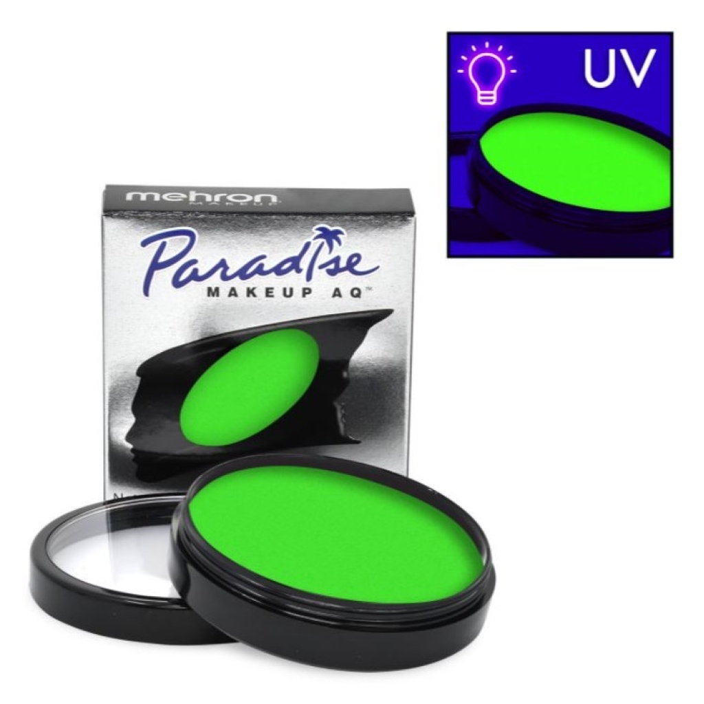 Mehron Paradise Makeup AQ – Martian (UV Neon Green)