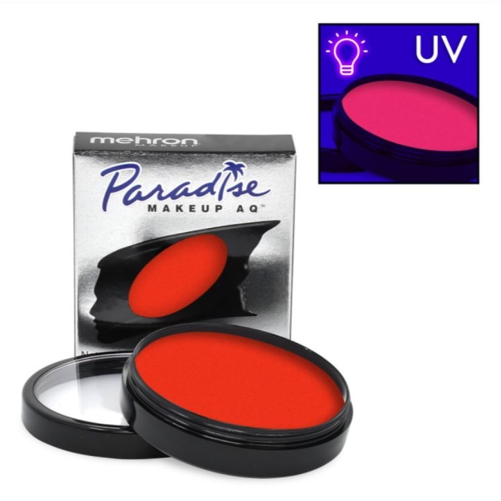 Mehron Paradise Makeup AQ – Supernova (UV Neon Orange)