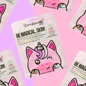 The Crème Shop - Be Magical, Skin! Animated Rainbow Unicorn Face Mask - Rainbow of Magical Ingredients