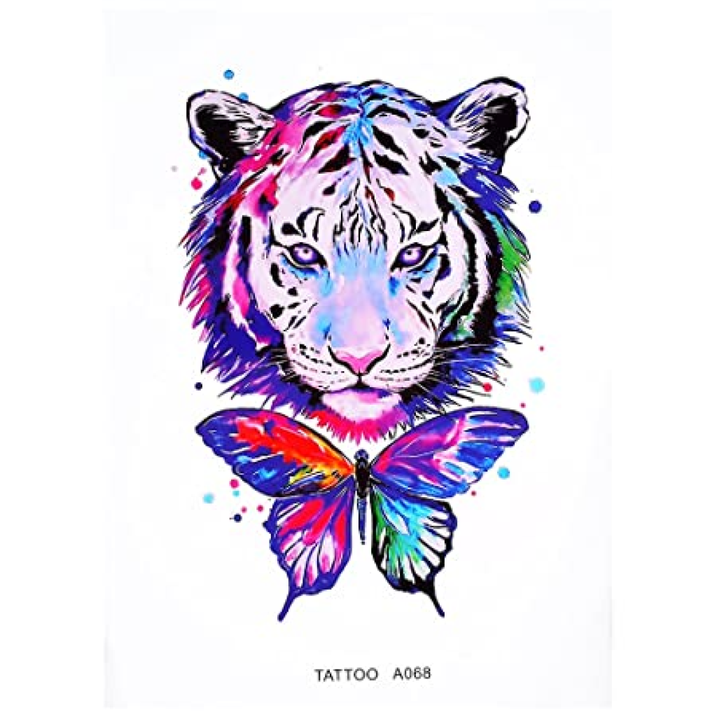 Temporary Tattoo A068 Tiger butterfly | Dublin Body Paint