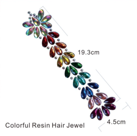 Glitter Joy - Rainbow hair gems