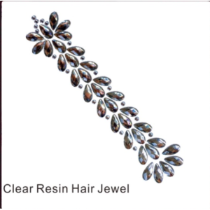 Glitter Joy - Clear hair gems