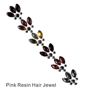 Glitter Joy - Pink and Silver Hair Gems