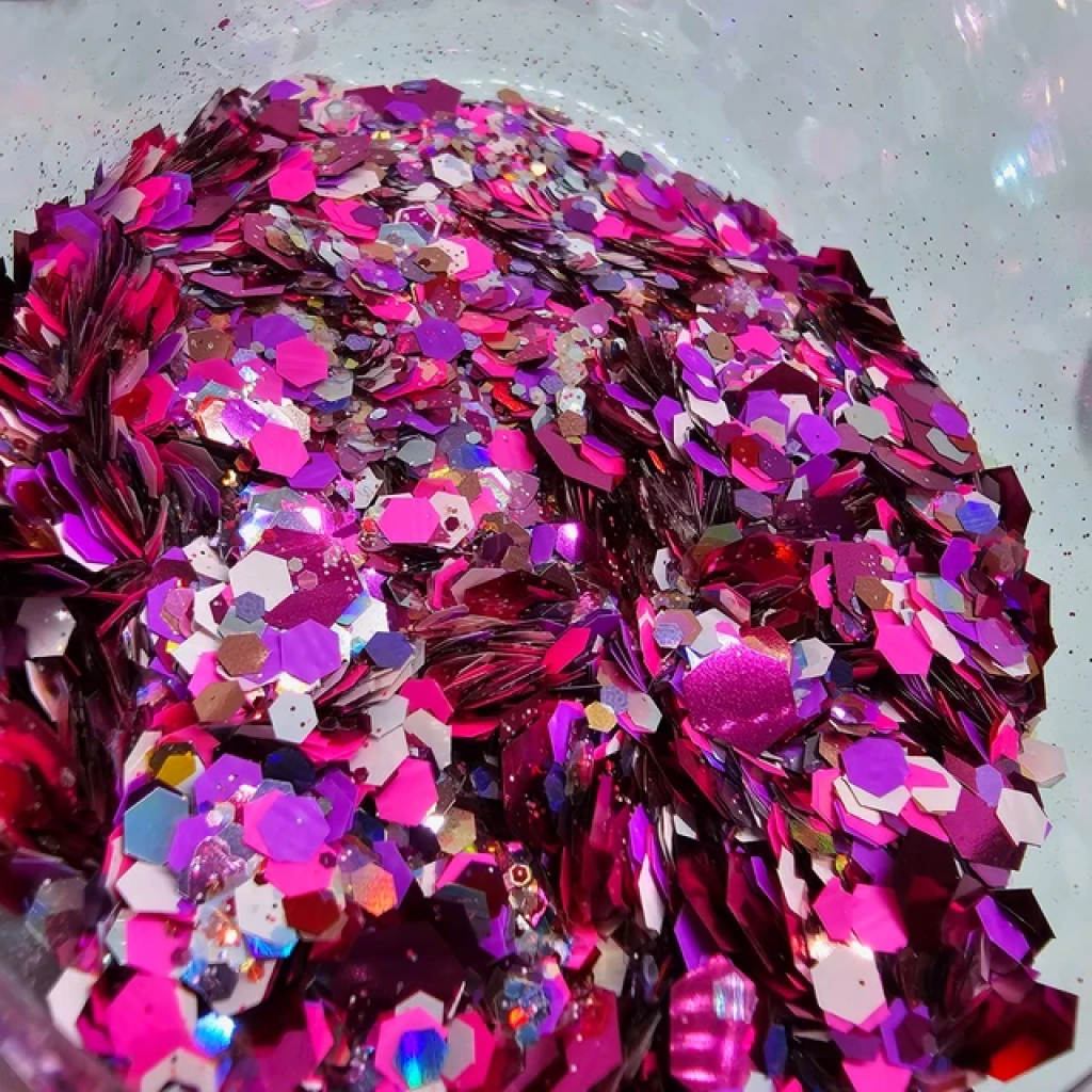 Dublin Body Paint Glitter - MIX1789 Doll House (Pink/Fuchsia Chunky Glitter Mix)