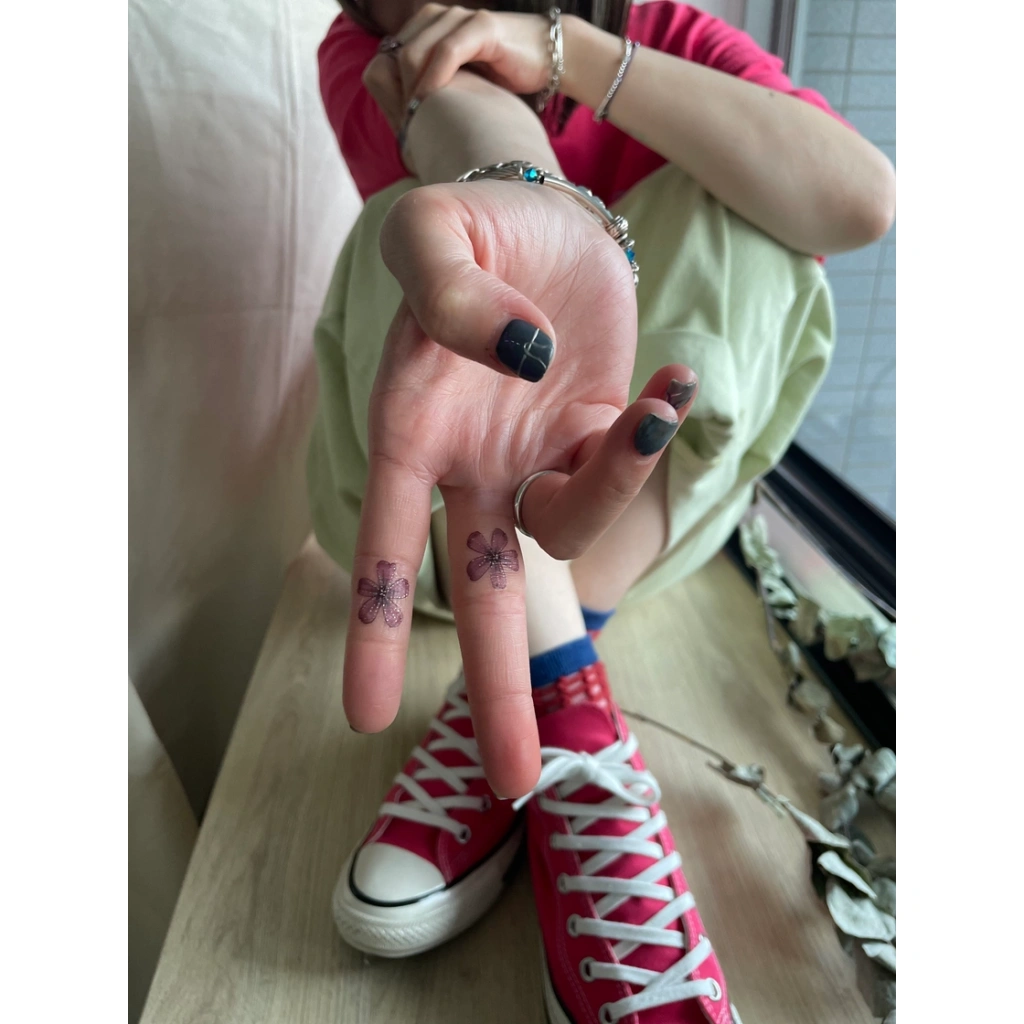 PAPERSELF Temporary Tattoo - Spring Flowers