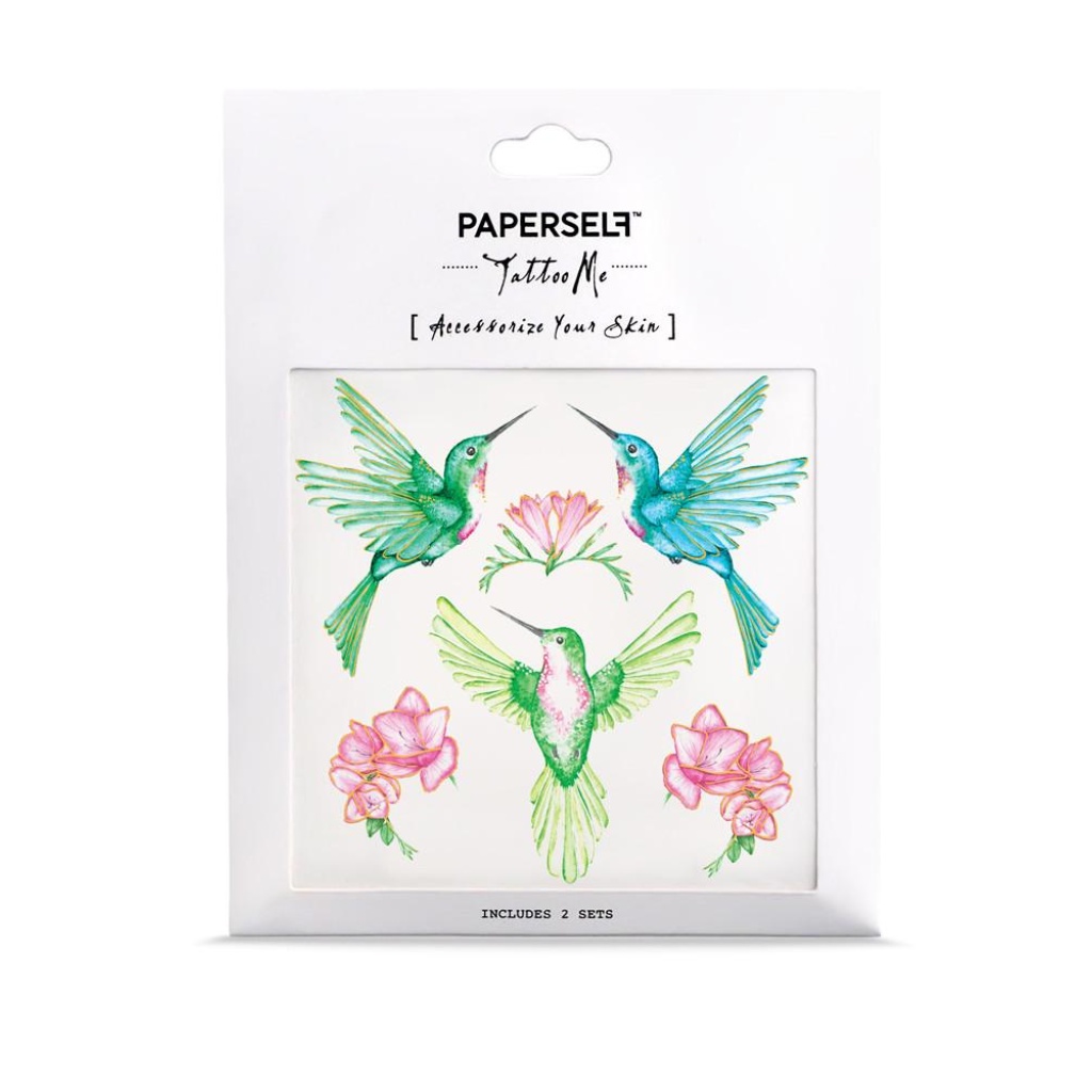 PAPERSELF Temporary tattoo - Hummingbird