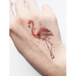 PAPERSELF Temporary Tattoos - Mini Flamingo