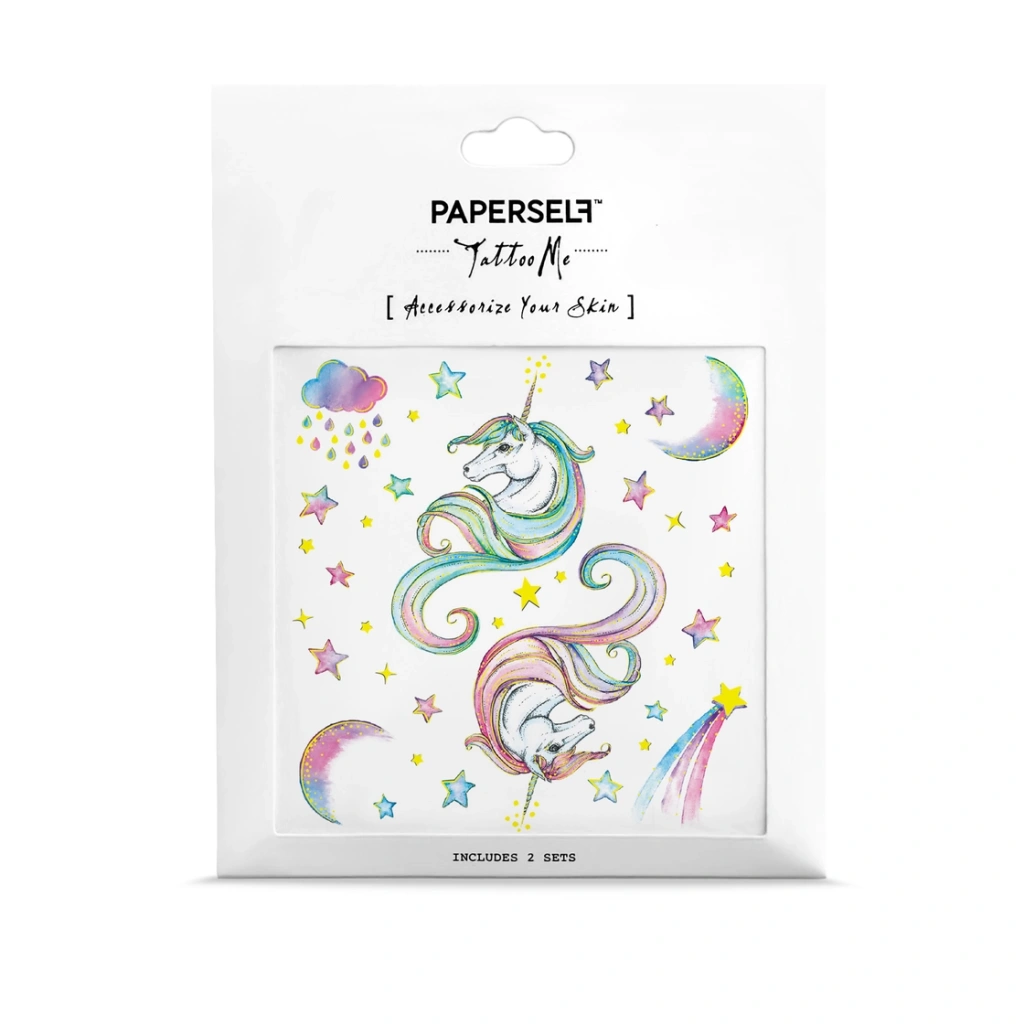 PAPERSELF Temporary Tattoo - Unicorn