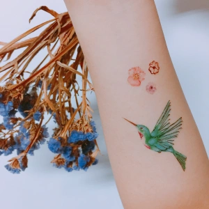 PAPERSELF Temporary tattoo - Hummingbird