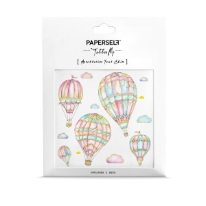 PAPERSELF Temporary tattoo - Air Balloons
