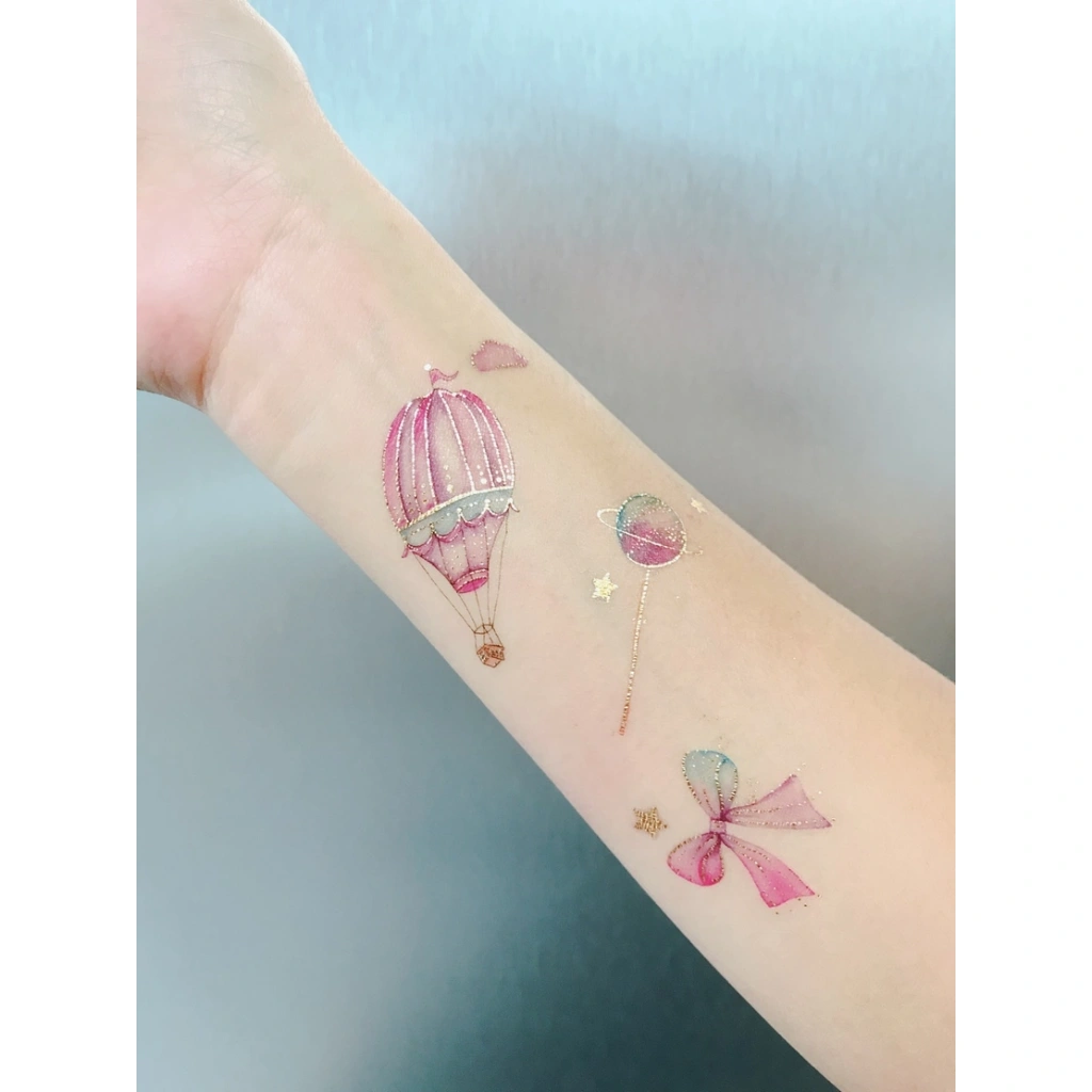 PAPERSELF Temporary tattoo - Air Balloons