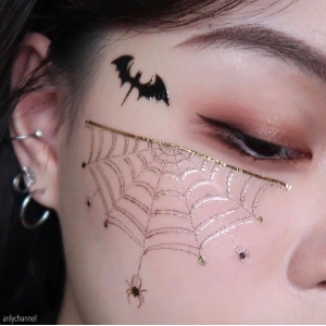 PAPERSELF Temporary Tattoo - Spider Web Henna