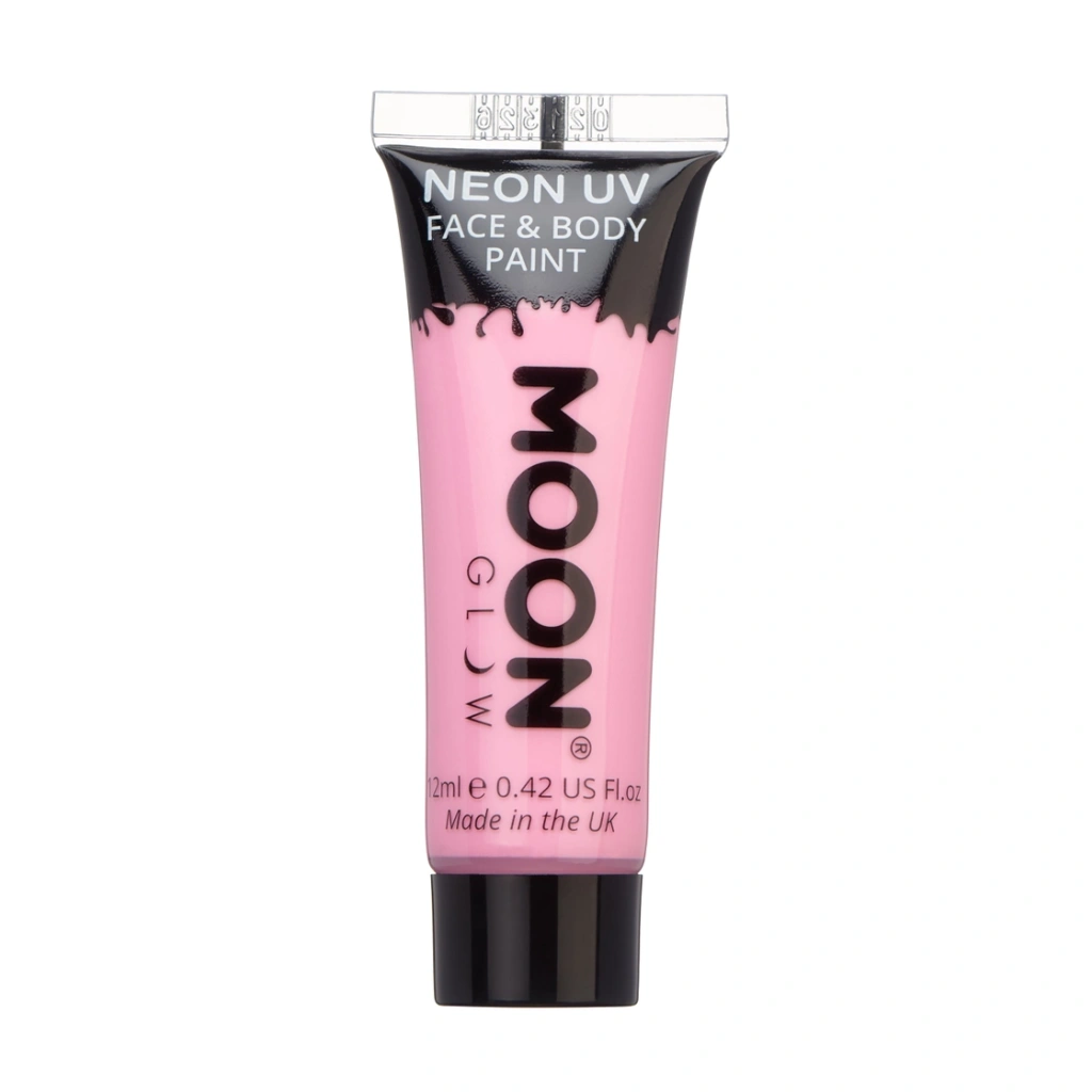 Moon Creations - Neon Uv Face & Body Paint Tubes - Pastel Pink