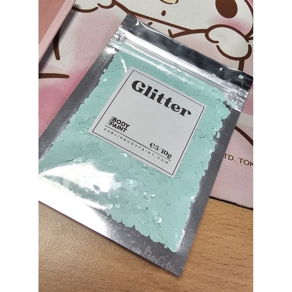 Dublin Body Paint - CNK8010 Chunky Pastel Mint Green Glitter (Vinyl Finish)