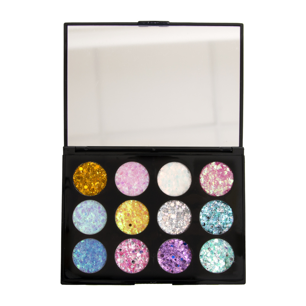 PXP - Palette 12 Chunky Glitter Cream - L'Hiver (Winter)