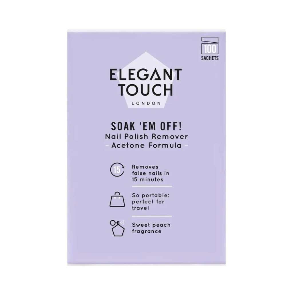 Elegant Touch - Soak 'Em Off Polish Remover Acetone Formula