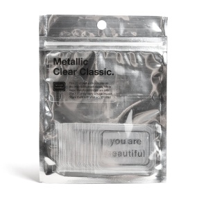 You Are Beautiful Clear Classic Metallic Stickers (20 pack)