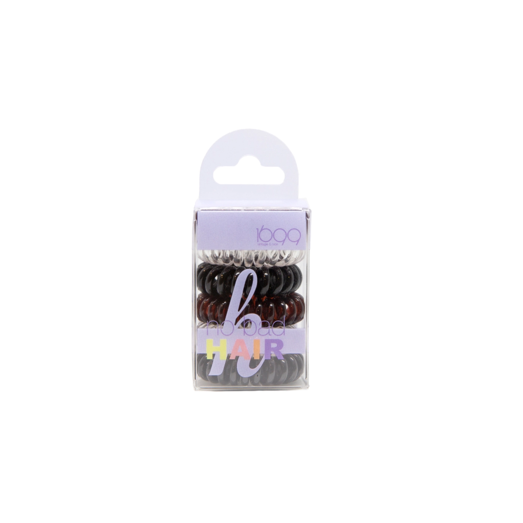 1699 Invisible Spiral Hair Ties 6 Units No Bad Hair