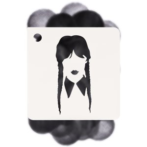 PXP Stencil - Wednesday Addams