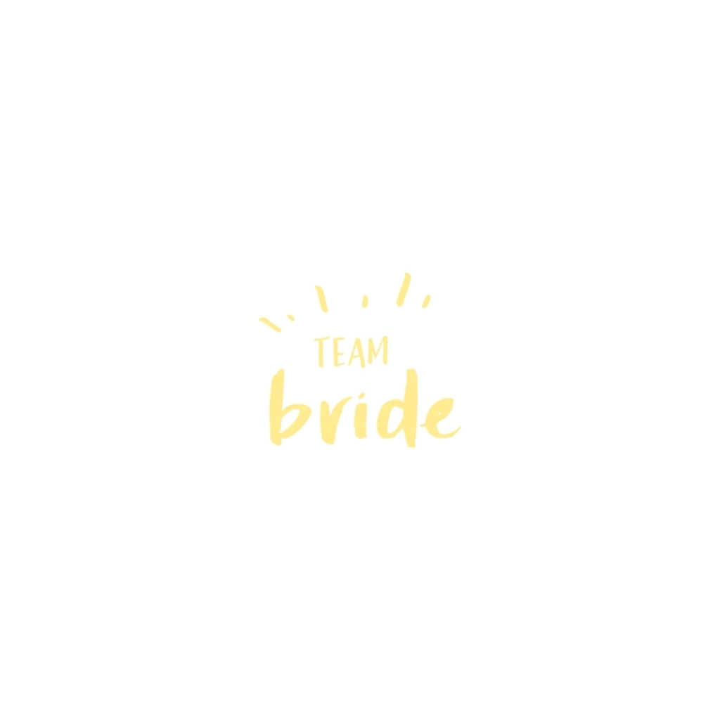 Sioou Temporary Tattoo Team Bride (Pack of 5)