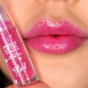 Rude Cosmetics - Sparkle Lip Oil Strawberry (Pink)
