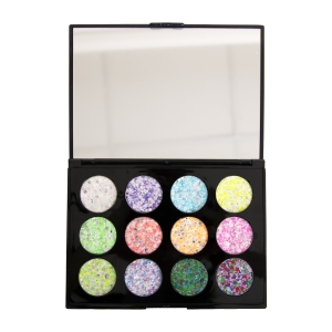 PXP - Palette 12 Chunky Glitter Cream - Le Printemps (Summer) (Neon)