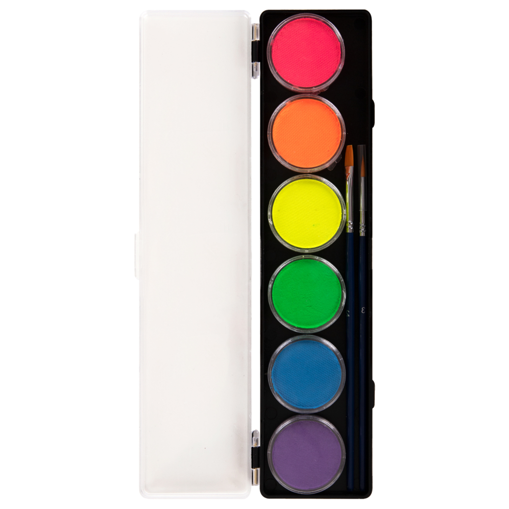 PXP - Neon Face Paint Palette 6 x 10g