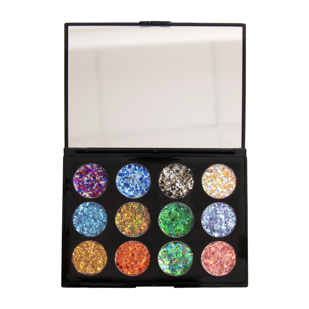 PXP - Palette 12 Chunky Glitter Cream - L'Automne (Autumn)