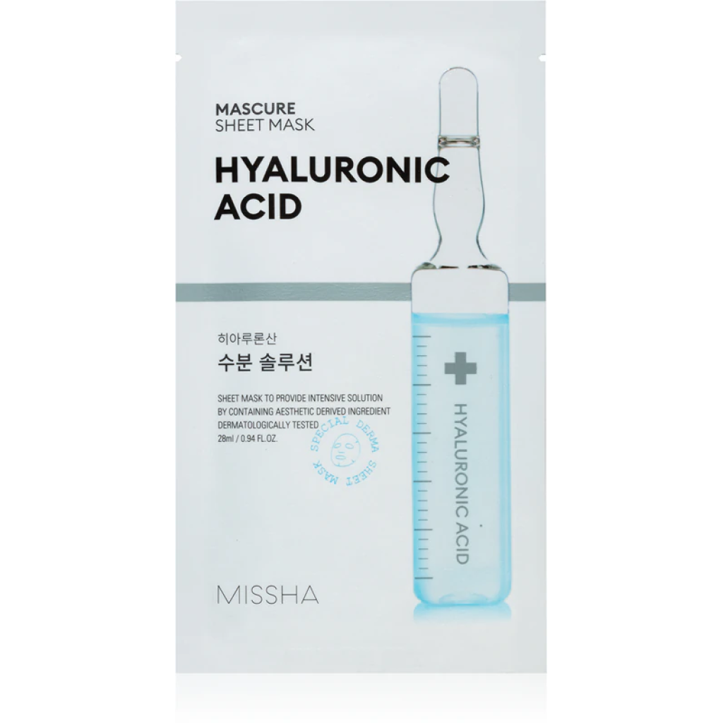 MISSHA HYDRA SOLUTION SHEET MASK [HYALURONIC ACID]